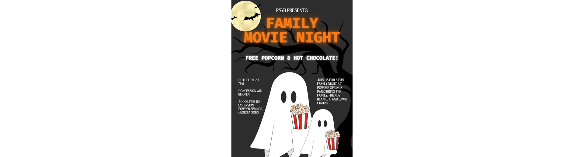 Movie Night October 5th 7pm