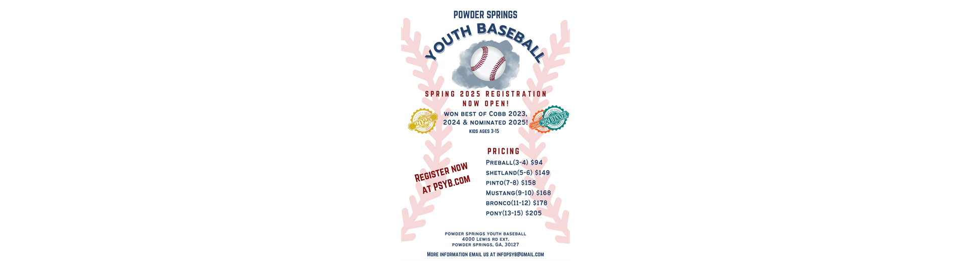 Spring 2025 Registration Is Now Open